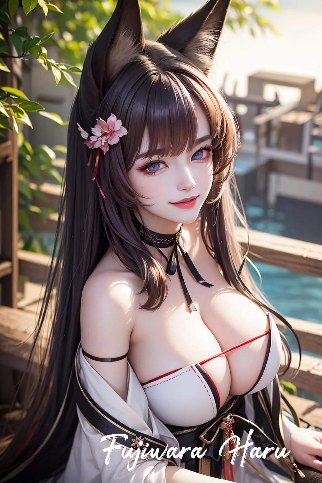 Amagi / Azur Lane-Fujiwara Haru AI Art-Otaku Dojo